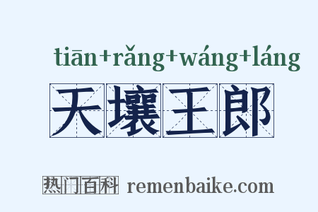 天壤王郎是什么意思的图片